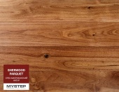 Массивная доска Sherwood parquet Орех американский натур 135 мм